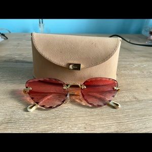 Chloe Sunglasses Women's CE157S 823 Gold 60-18-140